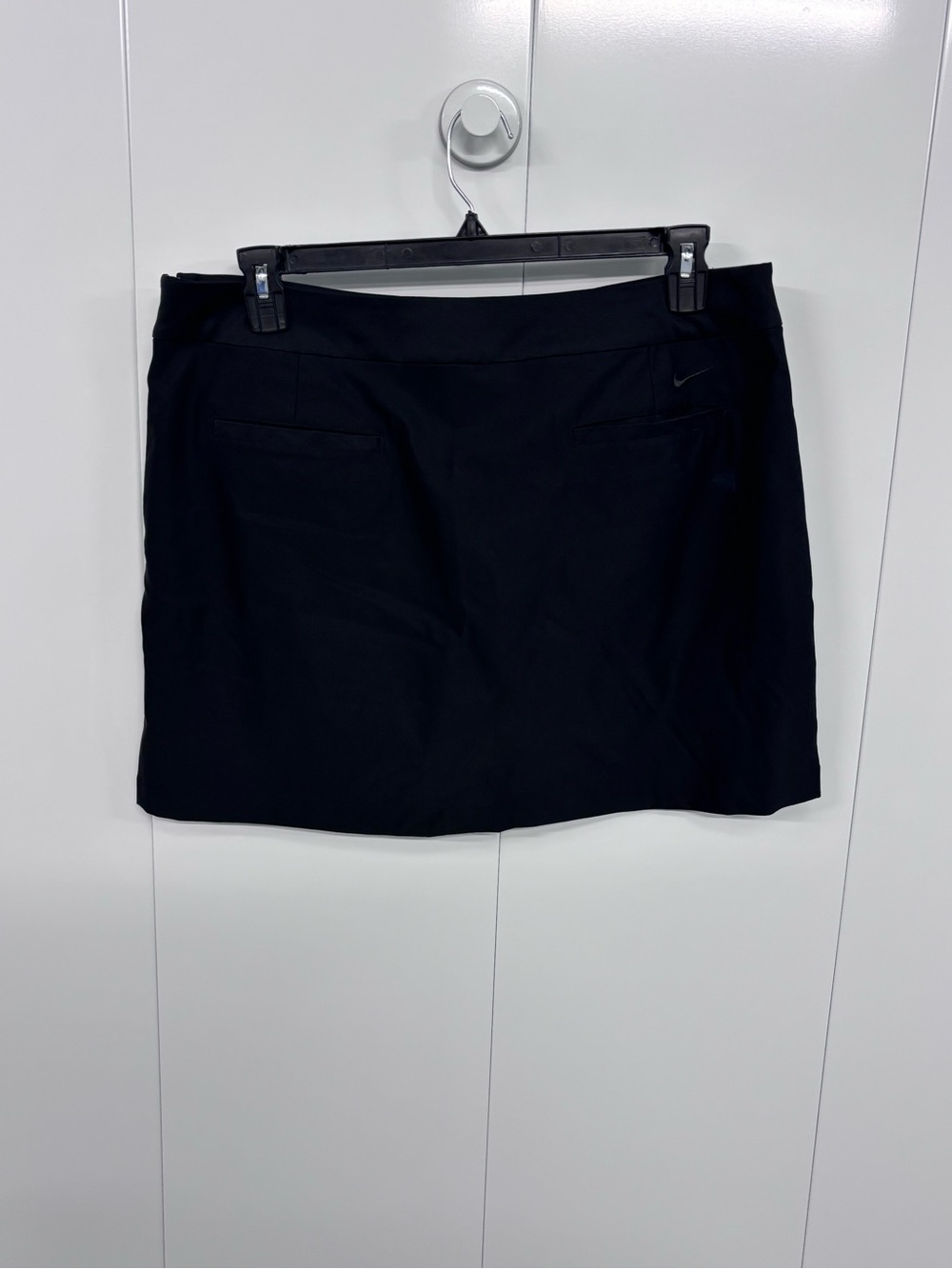 Nike Dri-Fit Golf Skort Size 14 Black Lightweight Activewear Athletic Skirt